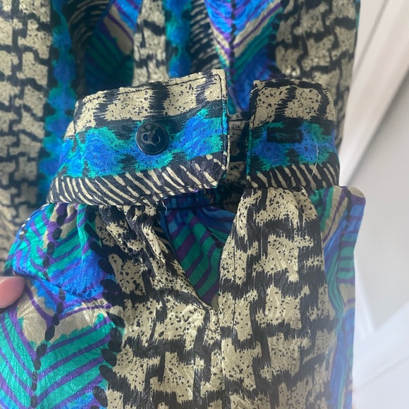 Vintage 80’s two-piece blouse and skirt - Picture 6 of 15